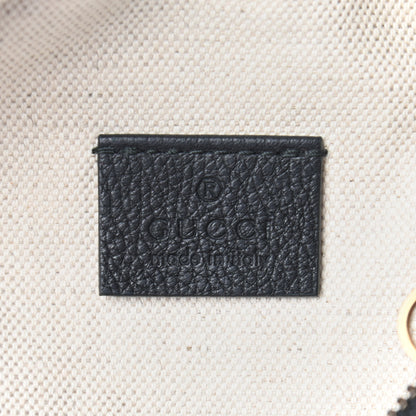 Gucci Grained Calfskin Small Logo Belt Bag Black 6 of 9