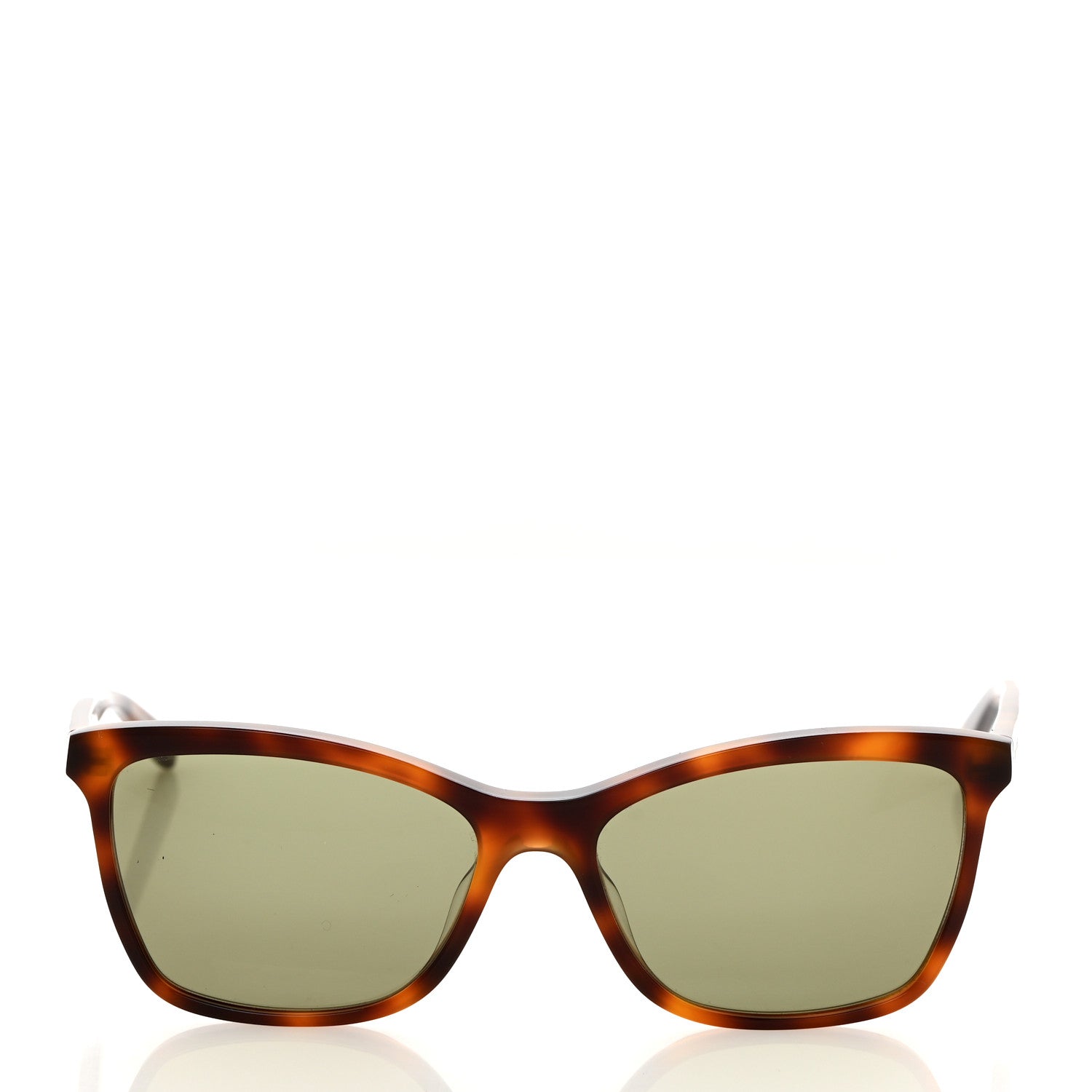Saint Laurent Acetate Cat Eye Sunglasses SL 502 Tortoise 2 of 8