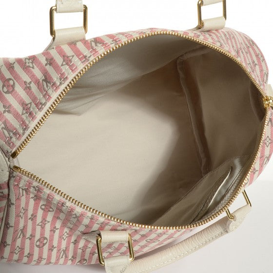 Mini Lin Croisette Speedy 30 Rouge