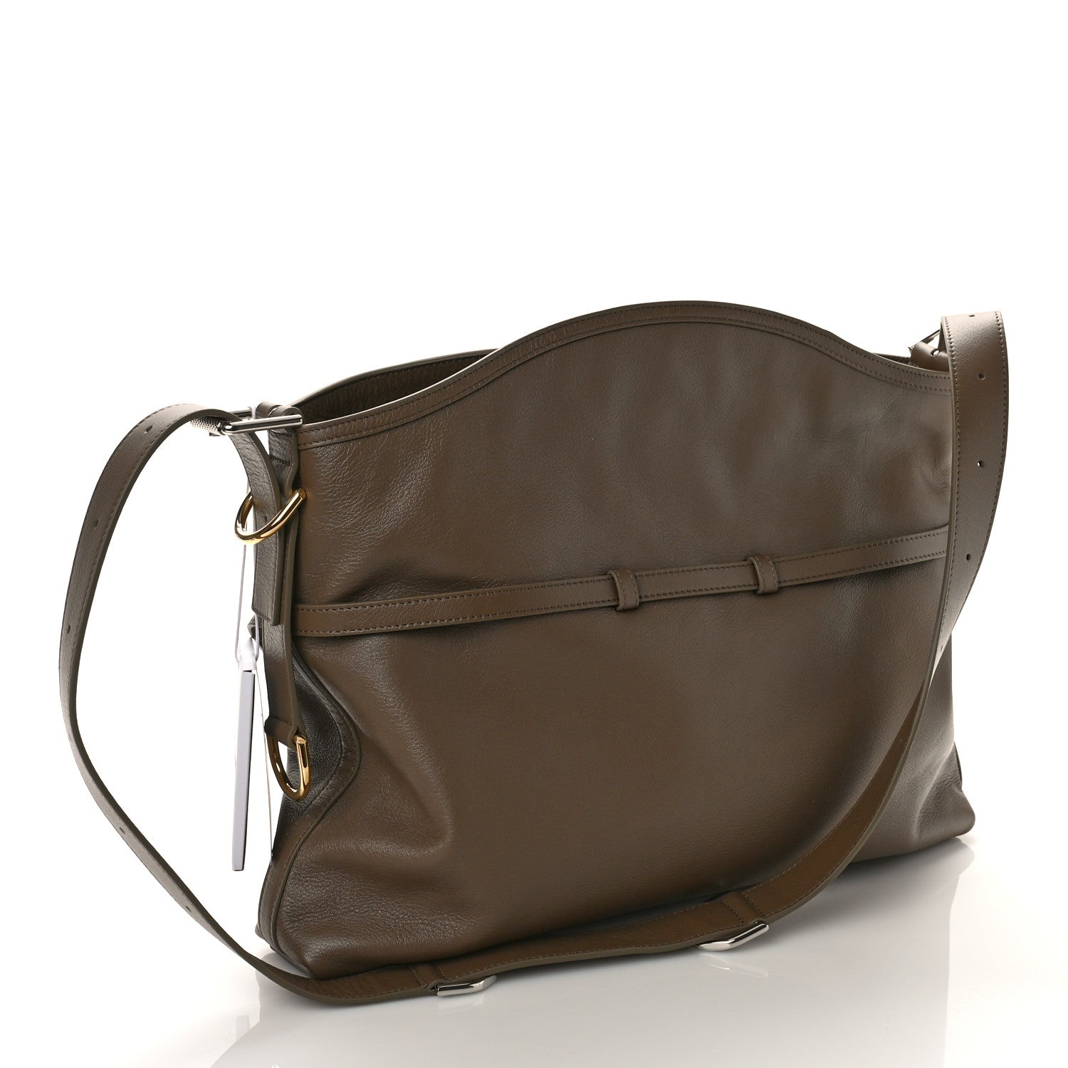 Givenchy Tumbled Calfskin Medium Voyou Bag Taupe 3 of 9