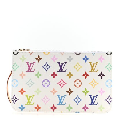 Louis Vuitton LV X TM Monogram Multicolor Neverfull Pochette White 1 of 6