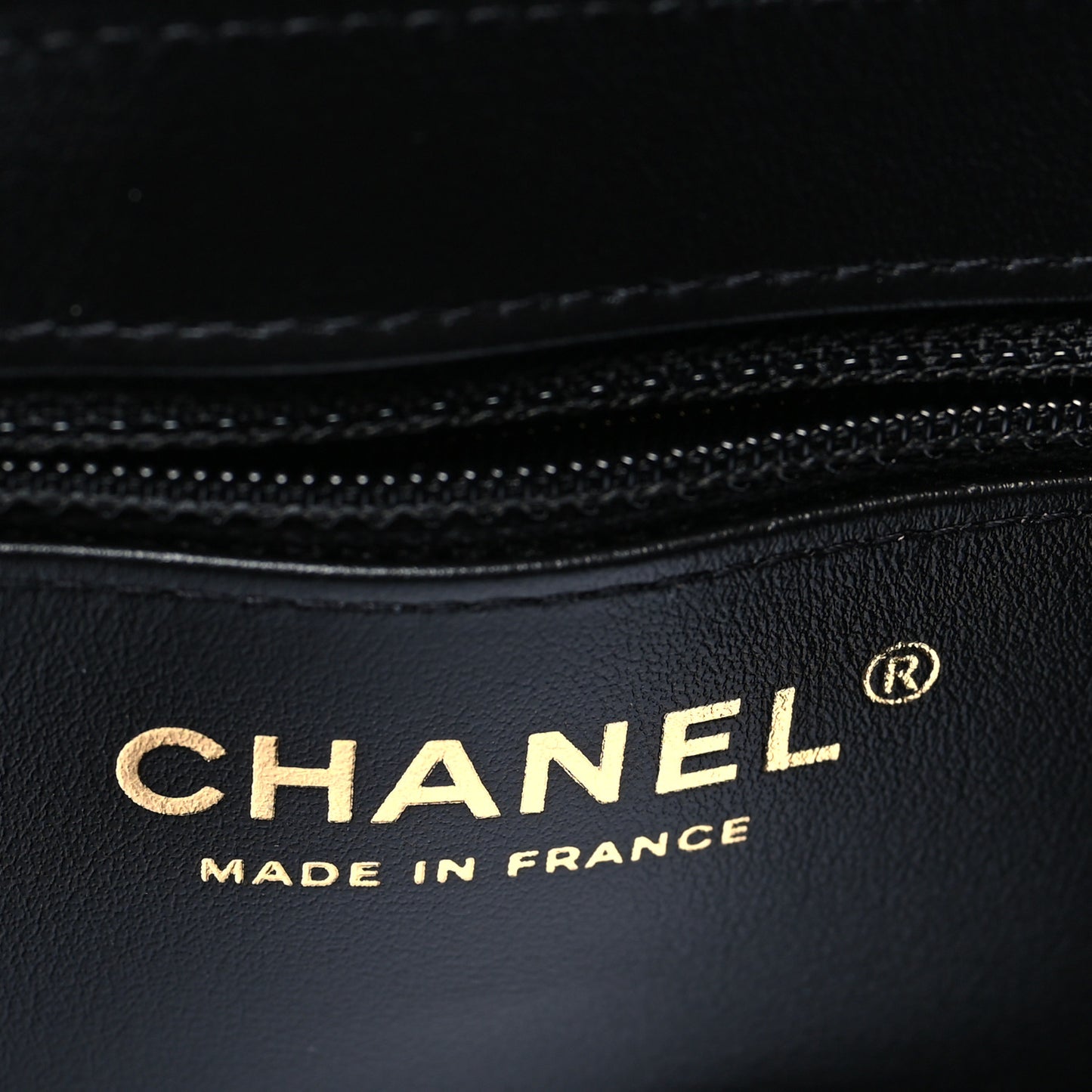Shiny Aged Calfskin Quilted Nano Kelly Shopper Black