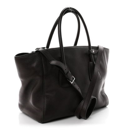 Prada Cervo Deerskin Twin Pocket Tote Caffe 3 of 10