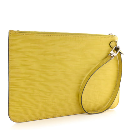 Louis Vuitton Epi Neverfull Pochette MM GM Pistache 3 of 13