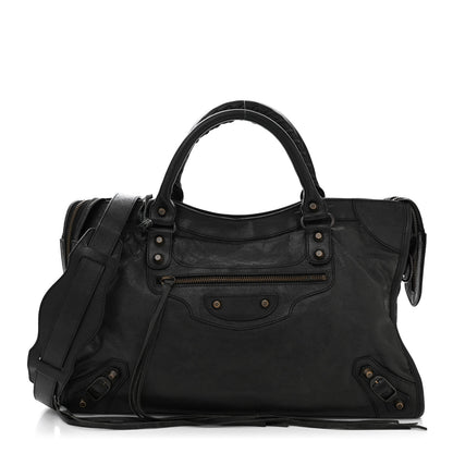 Balenciaga Agneau Classic Hardware City Anthracite 1 of 13