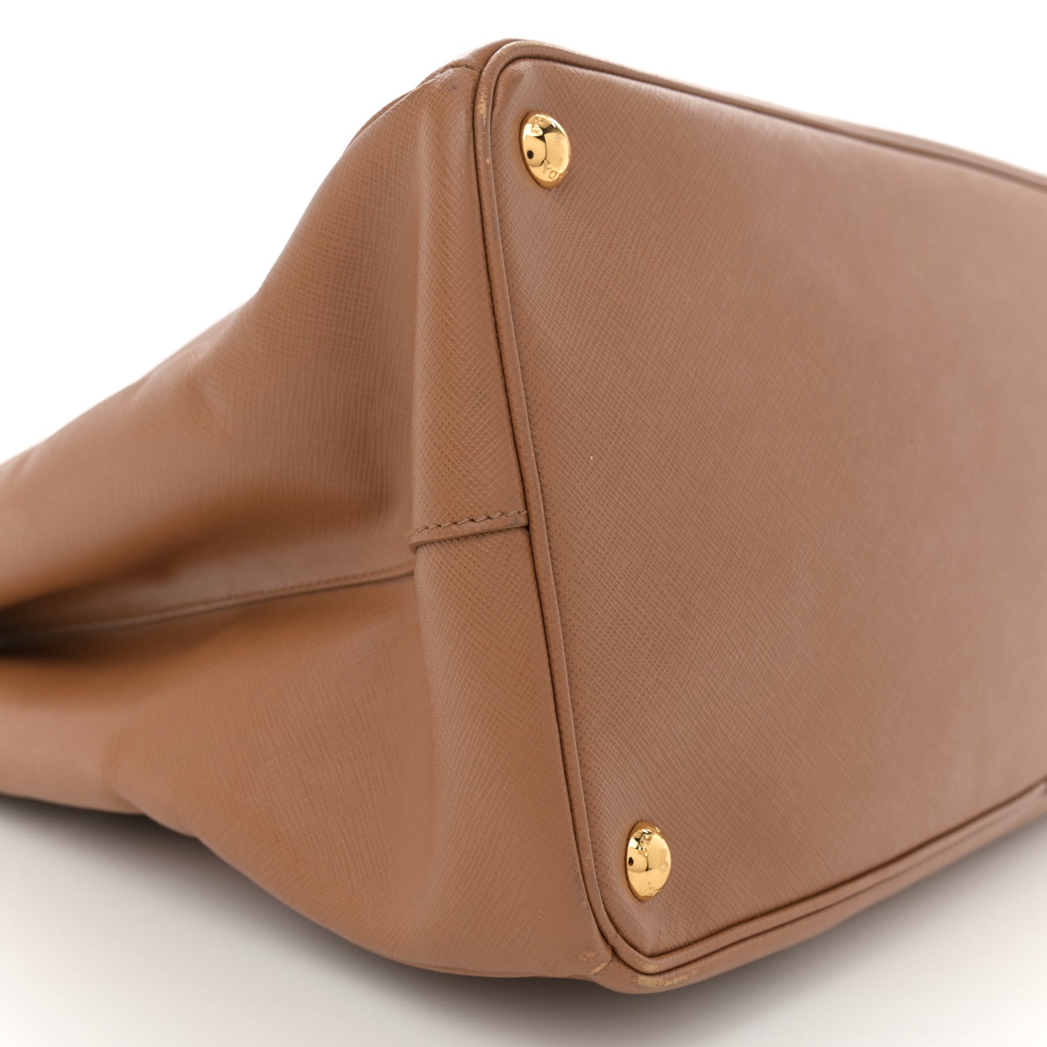 Prada Saffiano Extra Large Galleria Double Zip Tote Caramel 9 of 15