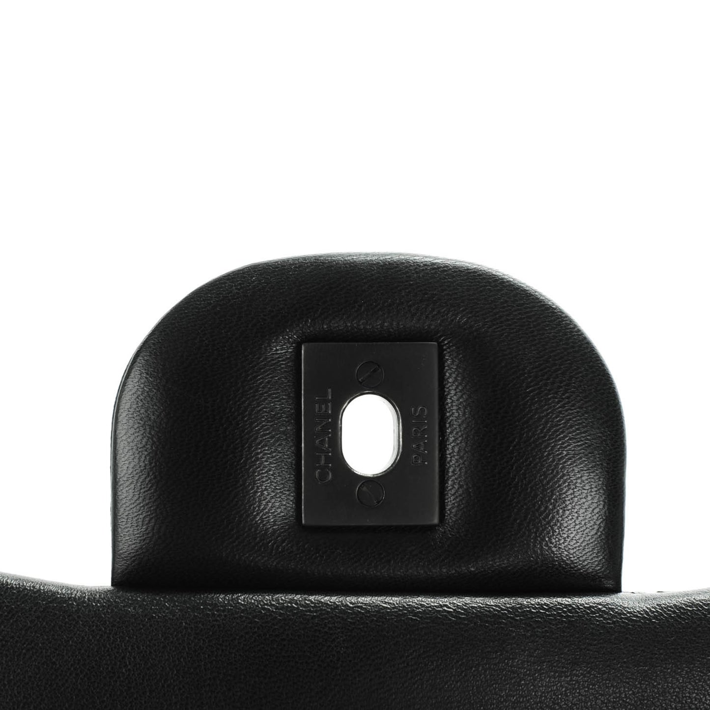 Lambskin Quilted Jumbo Double Flap So Black