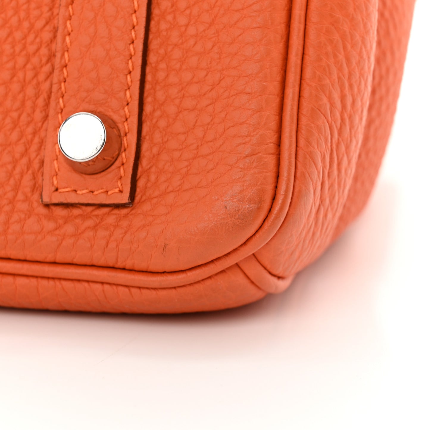 Taurillon Clemence Birkin 30 Orange