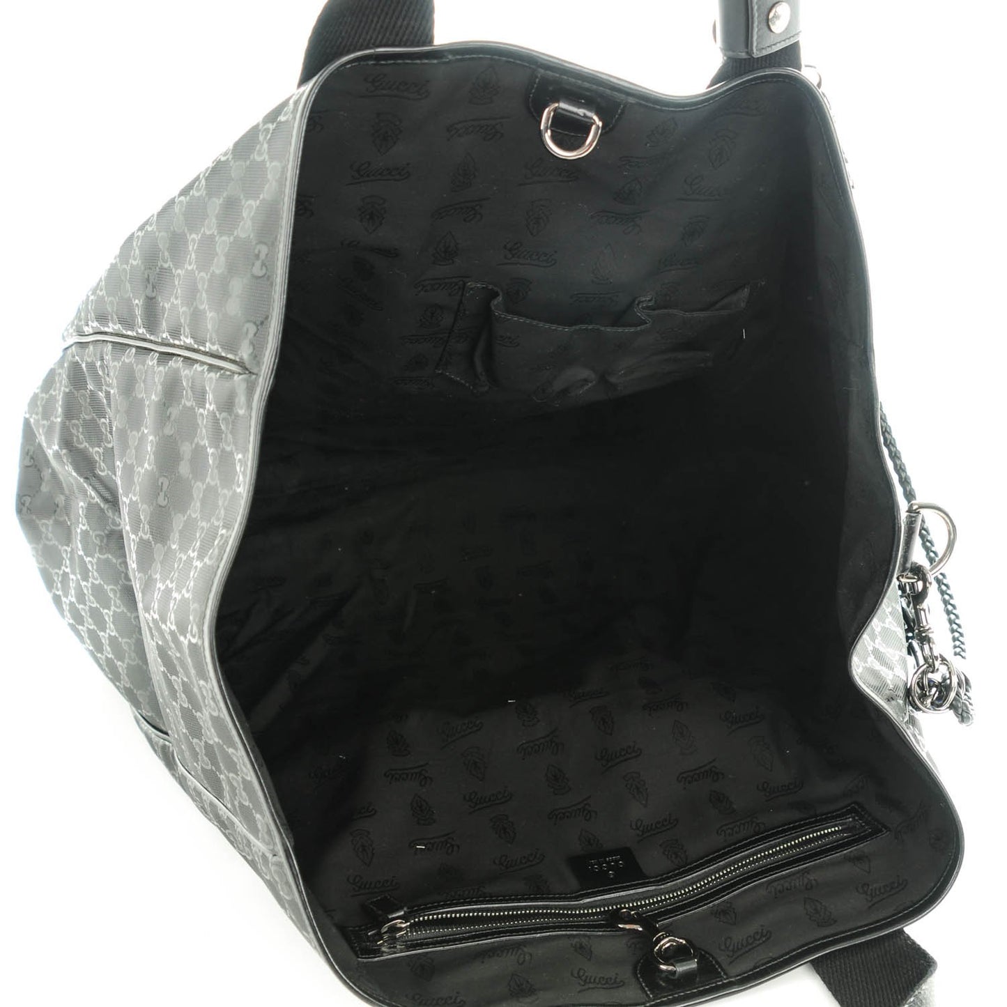 Imprime Monogram Large Carryall Tote Black
