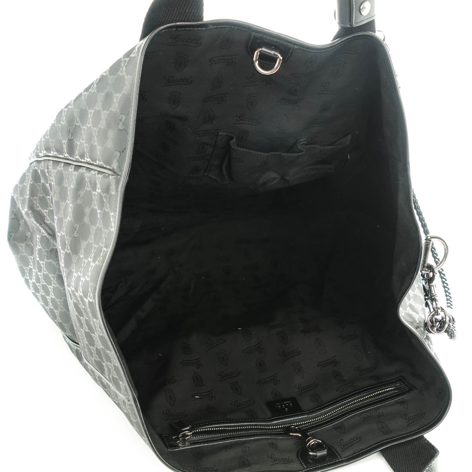 Gucci Imprime Monogram Large Carryall Tote Black 5 of 7