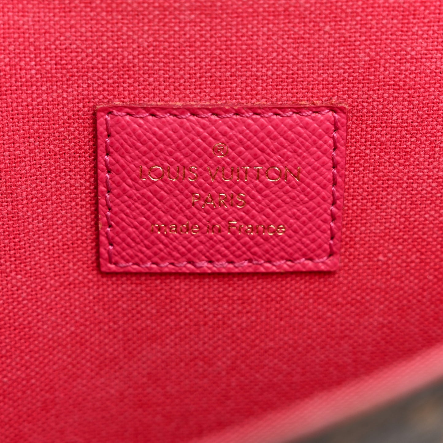 Monogram LV Love Lock Pochette Felicie Chain Wallet