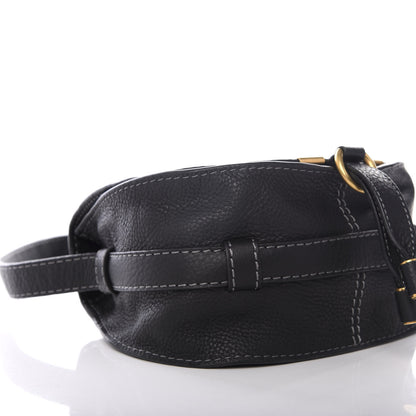 Chloe Calfskin Mini Marcie Round Crossbody Bag Black 7 of 9