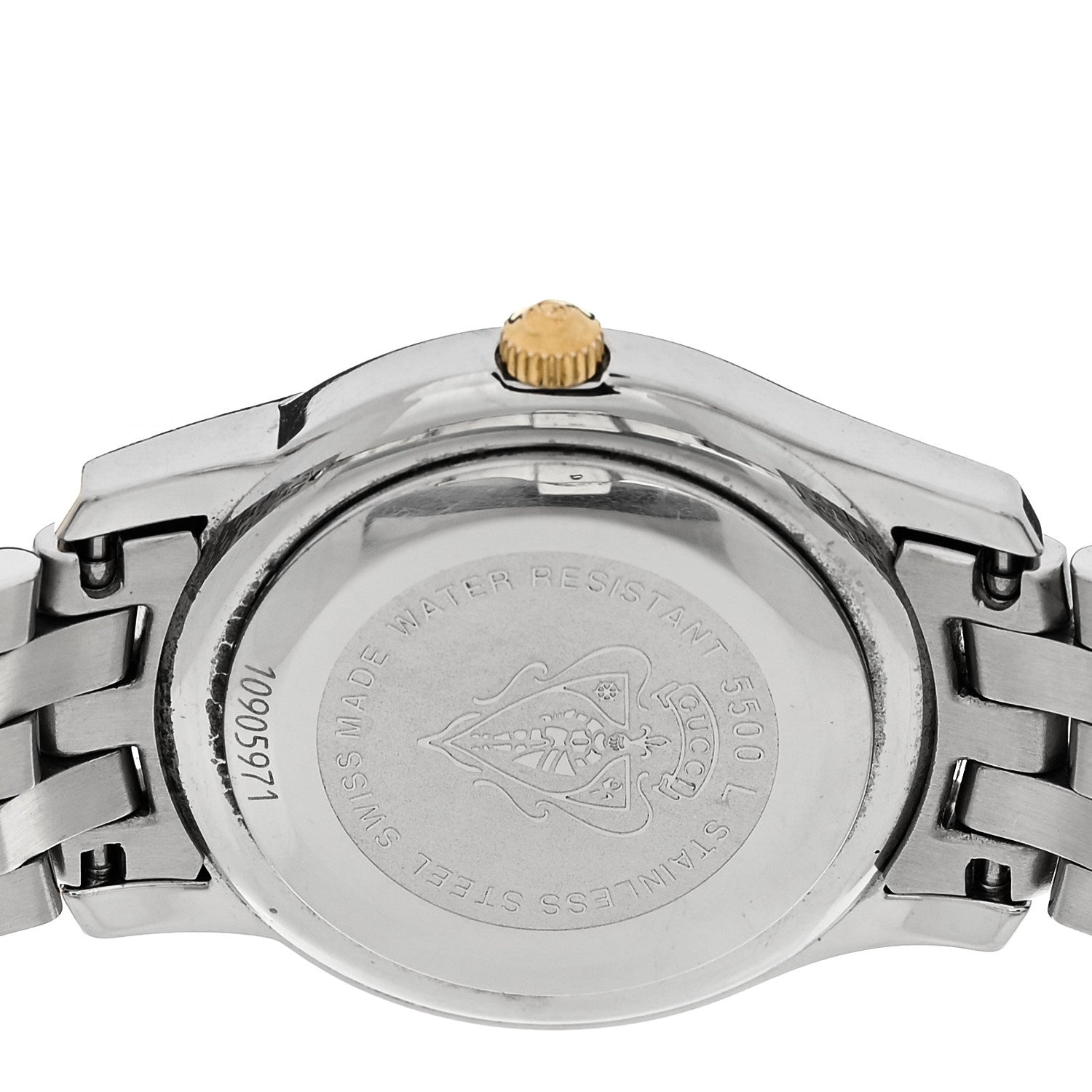 Gucci Stainless Steel 27mm 5500L Two Tone Quartz Watch 4 of 4