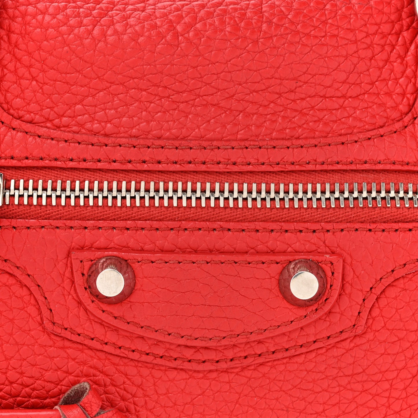 Vibrato Calfskin Classic Silver Hardware S City Rouge Cerise