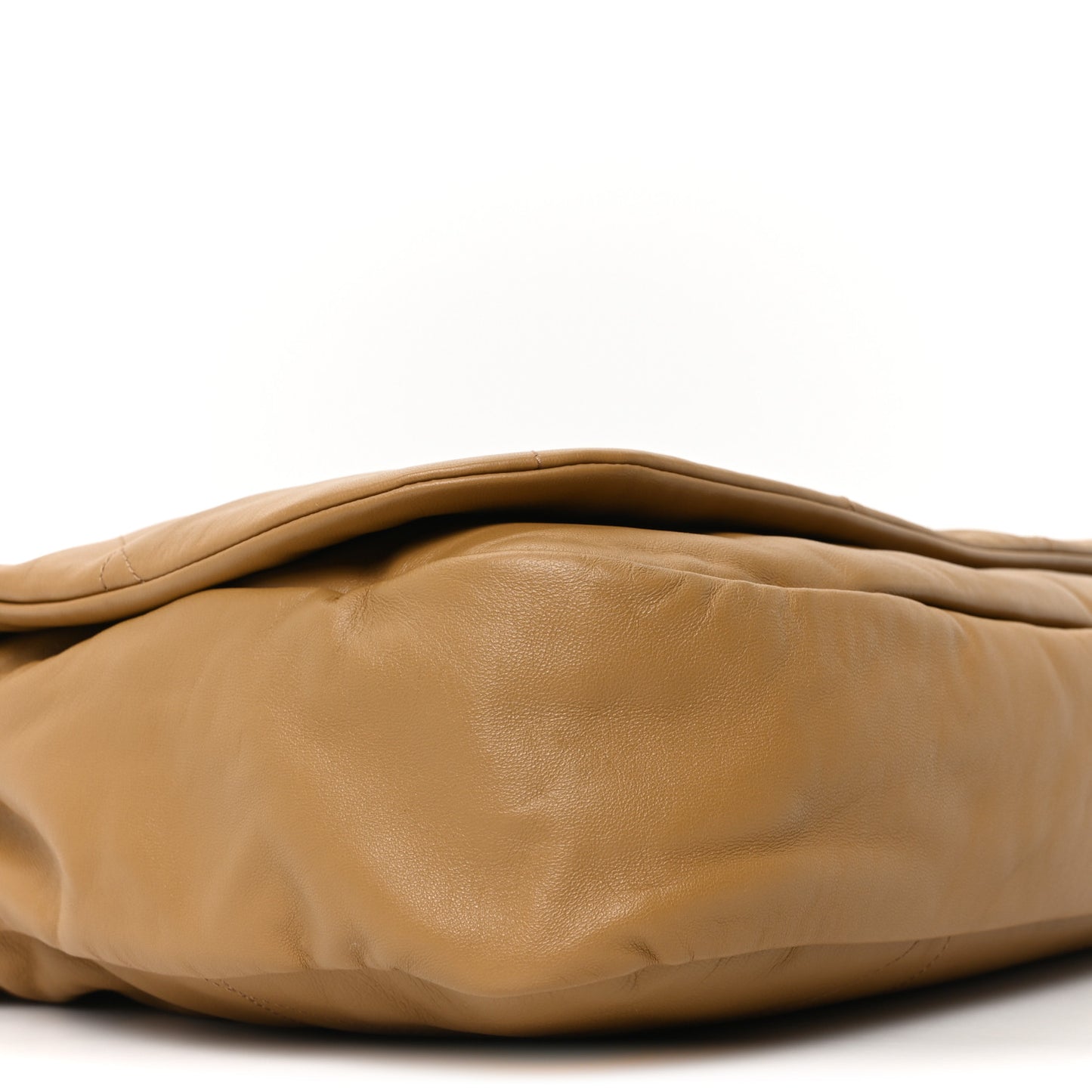 Lambskin Matelasse Monogram Large Jamie 4.3 Tabac Brown
