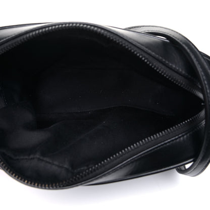 Saint Laurent Calfskin Matelasse Monogram Lou Camera Bag Black 4 of 5