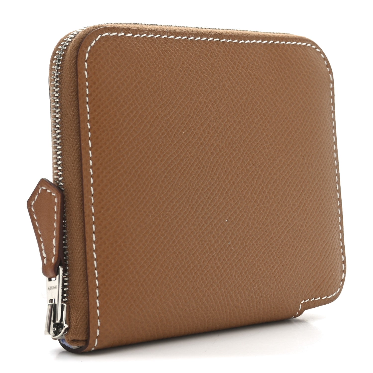 Hermes Epsom Silk'in Compact Wallet Gold 3 of 7