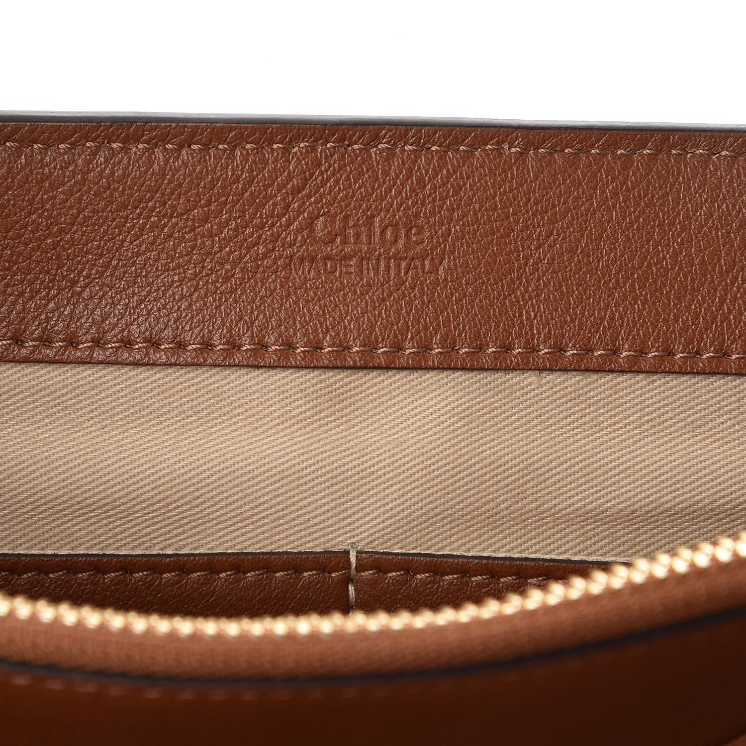 Chloe Calfskin Medium Faye Day Shoulder Bag Tan 5 of 7