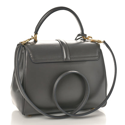 Celine Satinated Calfskin Small 16 Top Handle Bag Gray 2 of 8