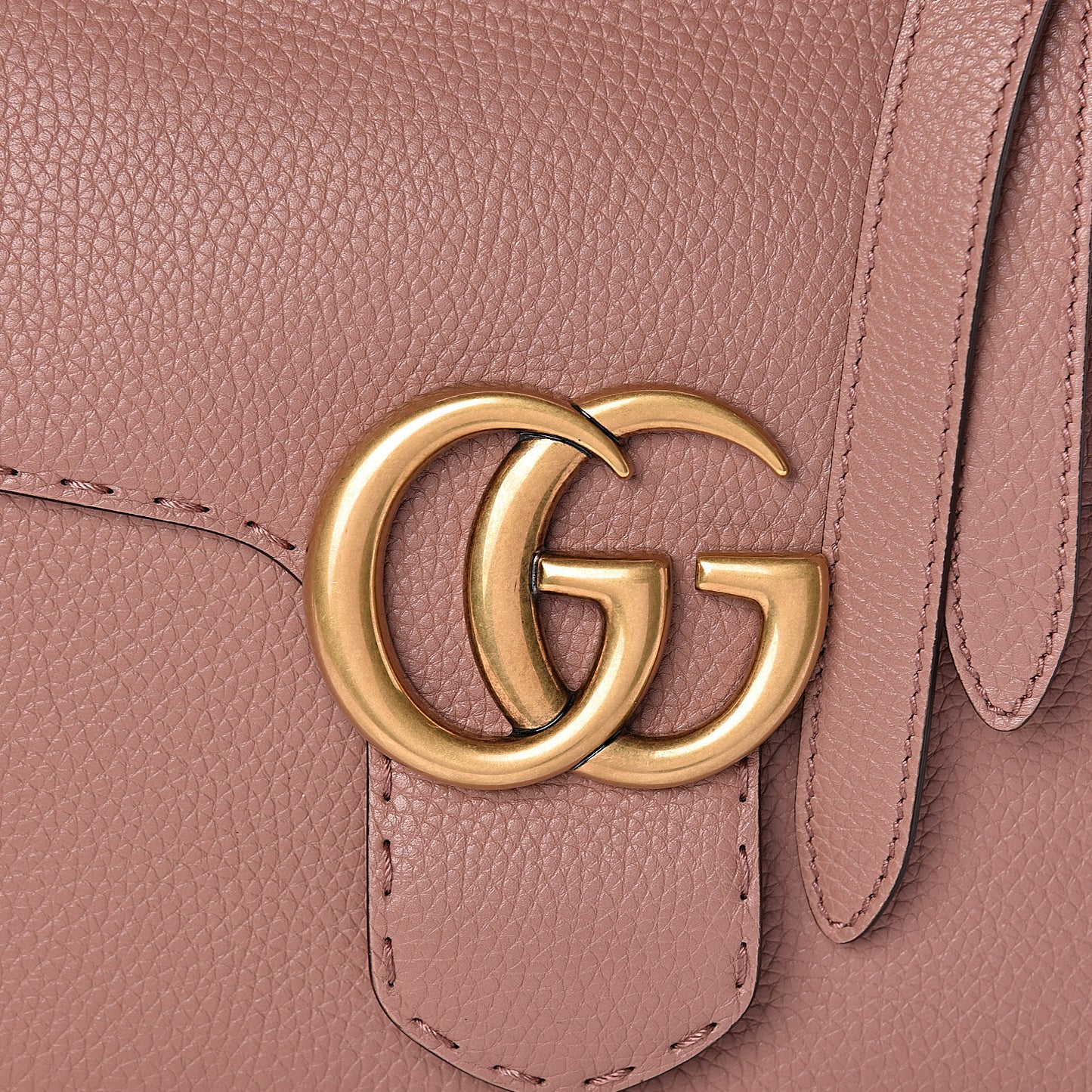Calfskin Small GG Marmont Top Handle Bag Rosy Phard