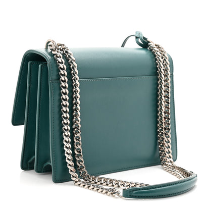Saint Laurent Calfskin Medium Monogram Sunset Malachite 3 of 10