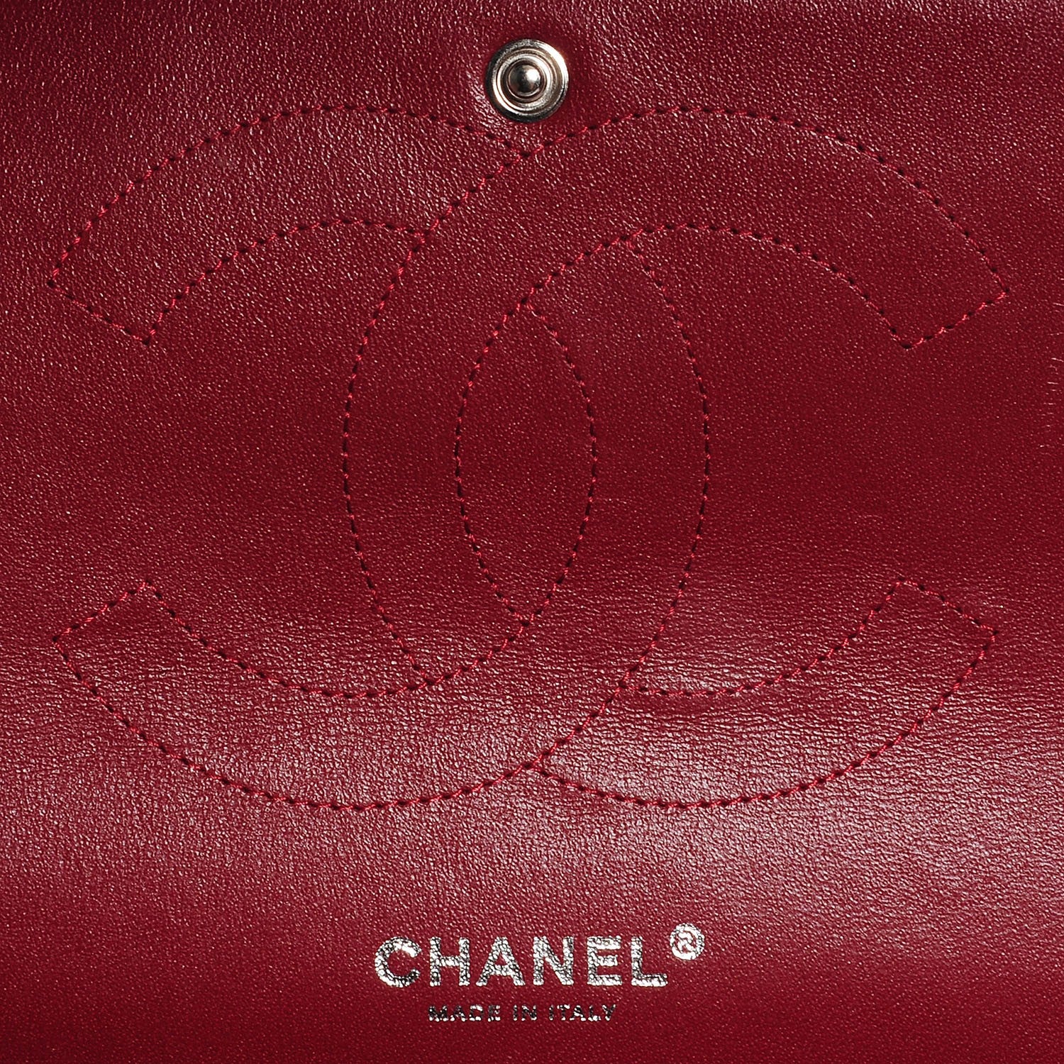 Chanel Caviar Quilted Jumbo Double Flap Dark Red 7 of 8