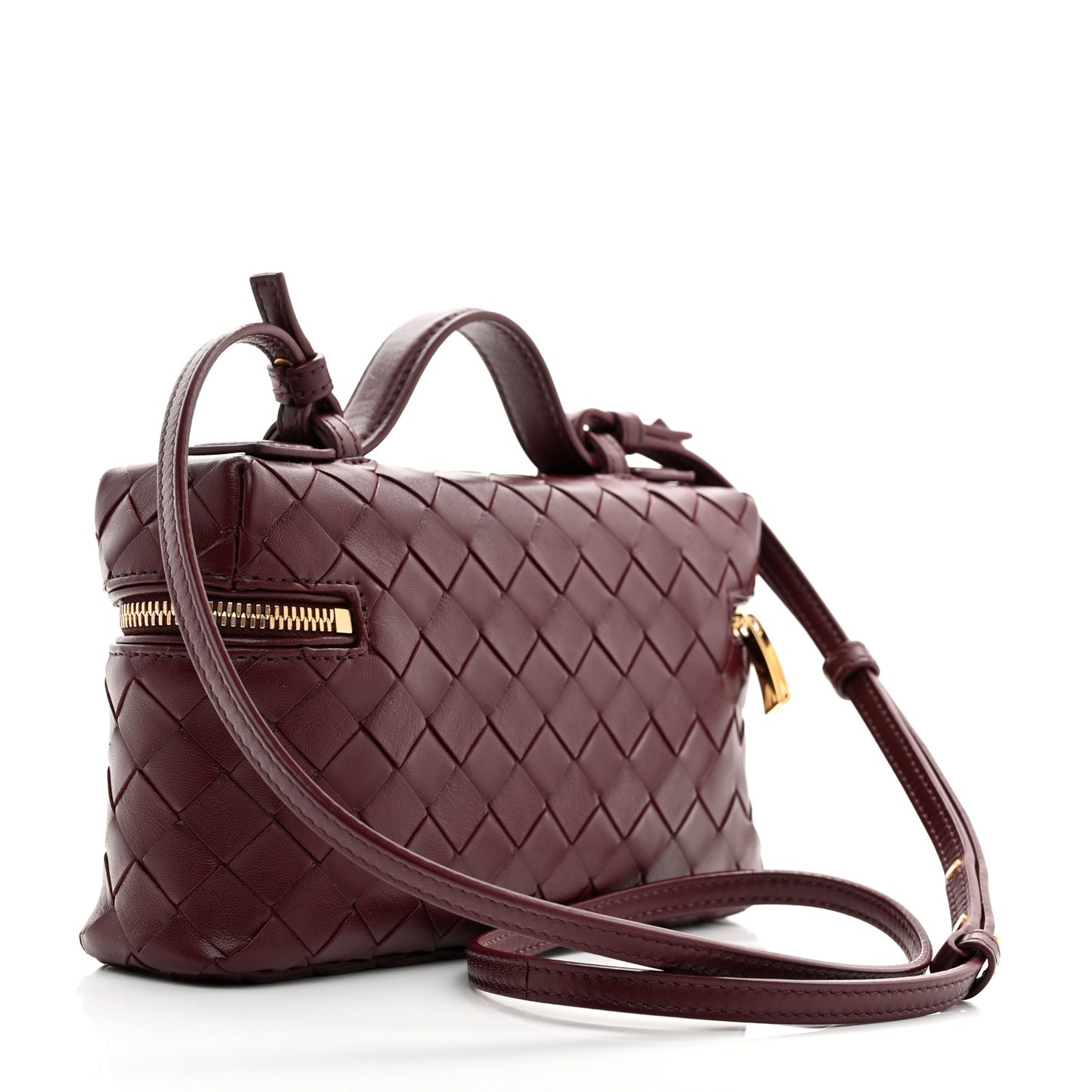 Nappa Intrecciato Bang Bang Vanity Case Barolo
