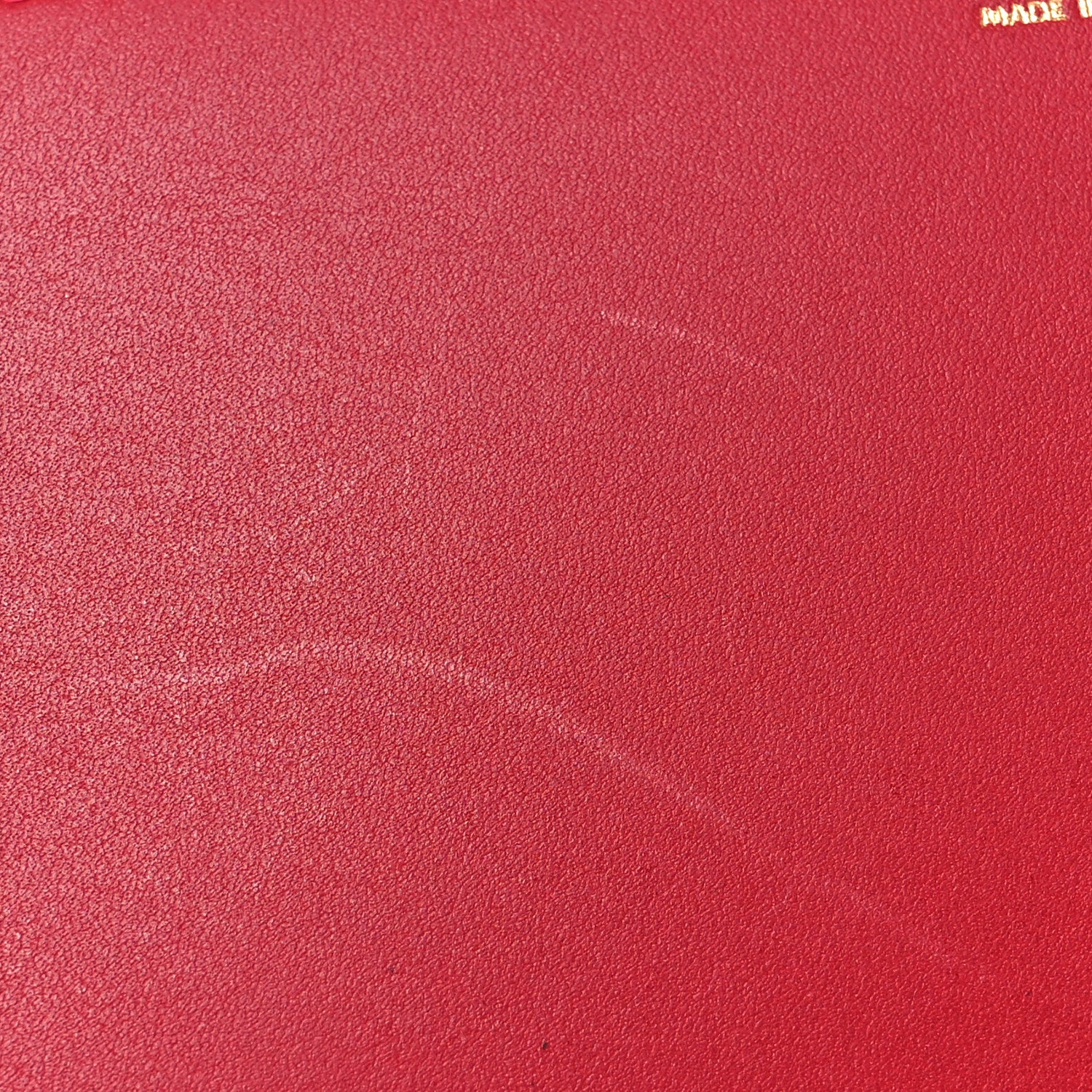 Hermes Tadelakt Medor 23 Clutch Rouge Vif Rouge Vif 8 of 8