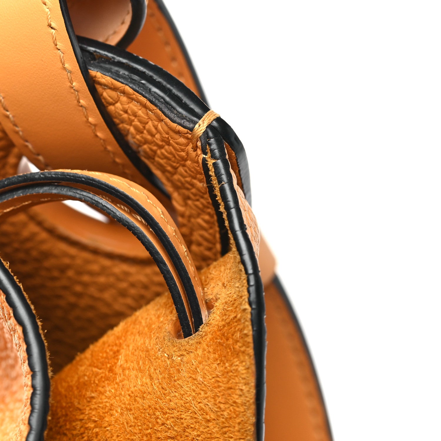 Loewe Grained Calfskin Medium Balloon Bag Saffron Yellow 9 of 11