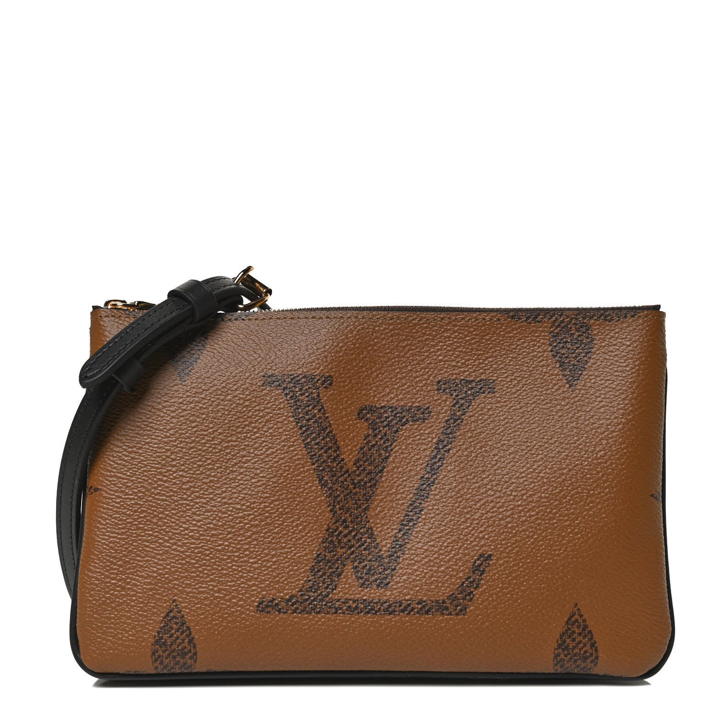 Reverse Monogram Giant Double Zip Pochette