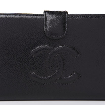 Chanel Caviar Timeless CC French Wallet Black 15 of 15
