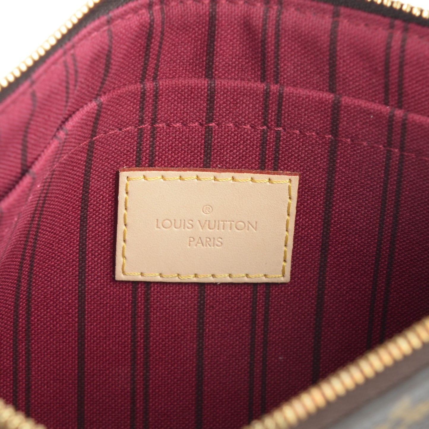 Monogram Neverfull MM GM Pochette Fuchsia