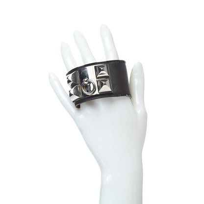 Hermes Chamonix Collier de Chien CDC Bracelet S Chocolate 2 of 11
