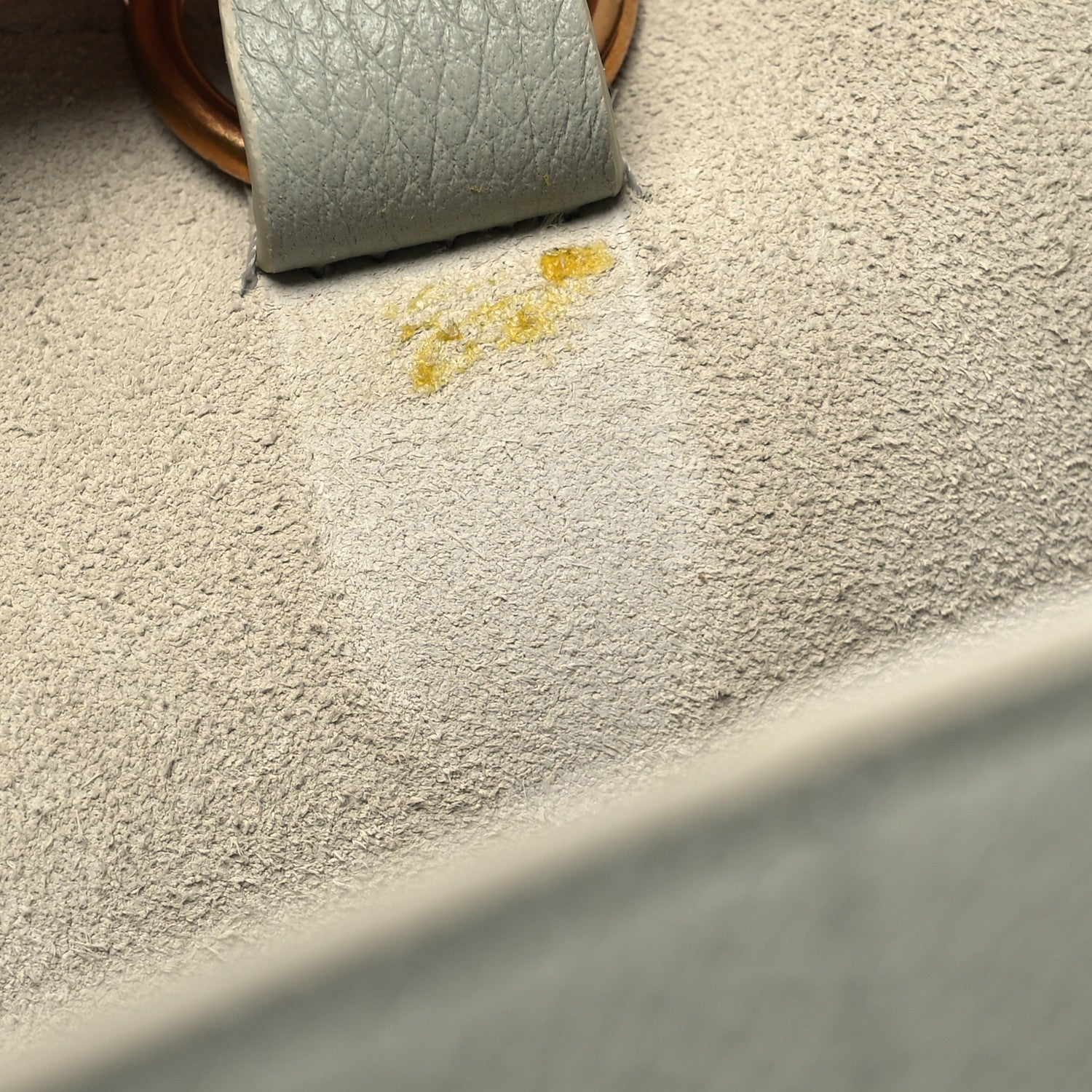 Celine Soft Grained Calfskin Small Sangle Bucket Bag Grey 11 of 12