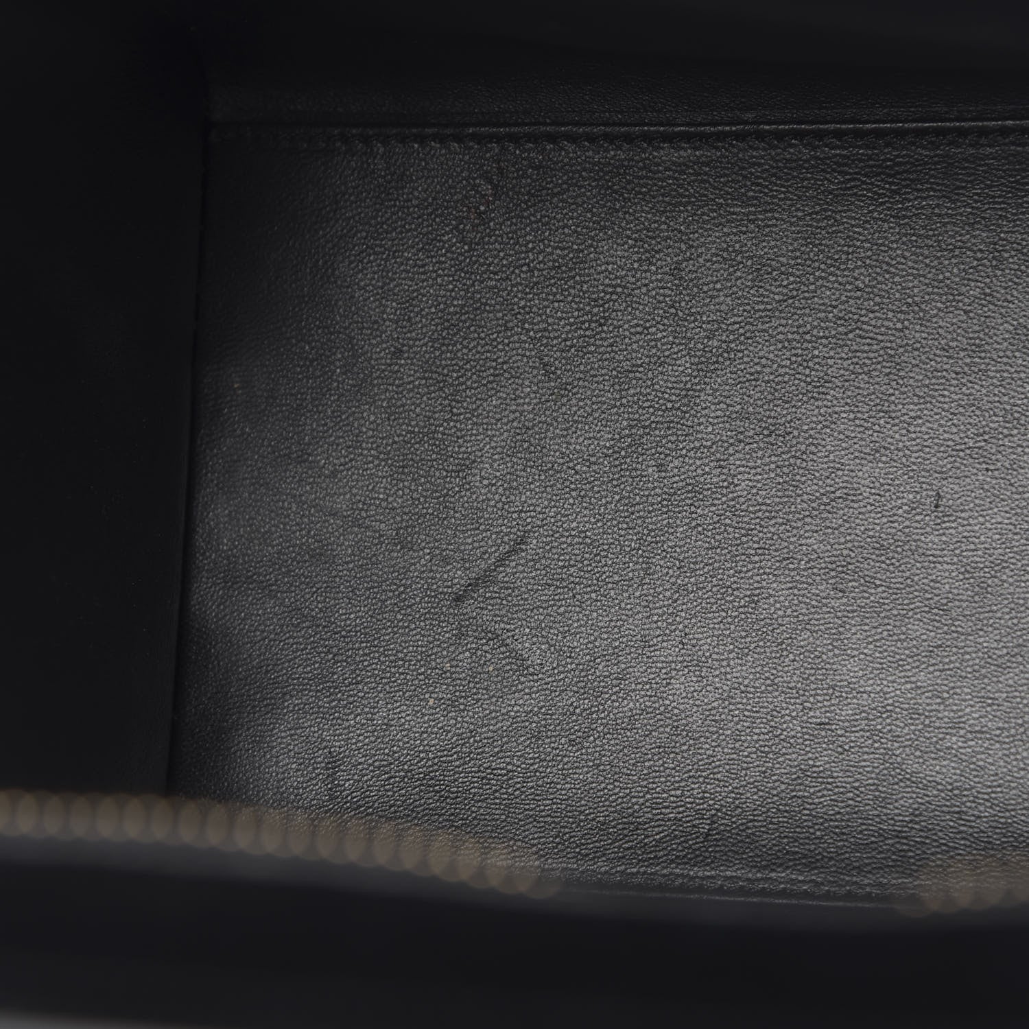 Celine Drummed Calfskin Suede Tri-color Micro Luggage Amber 7 of 17