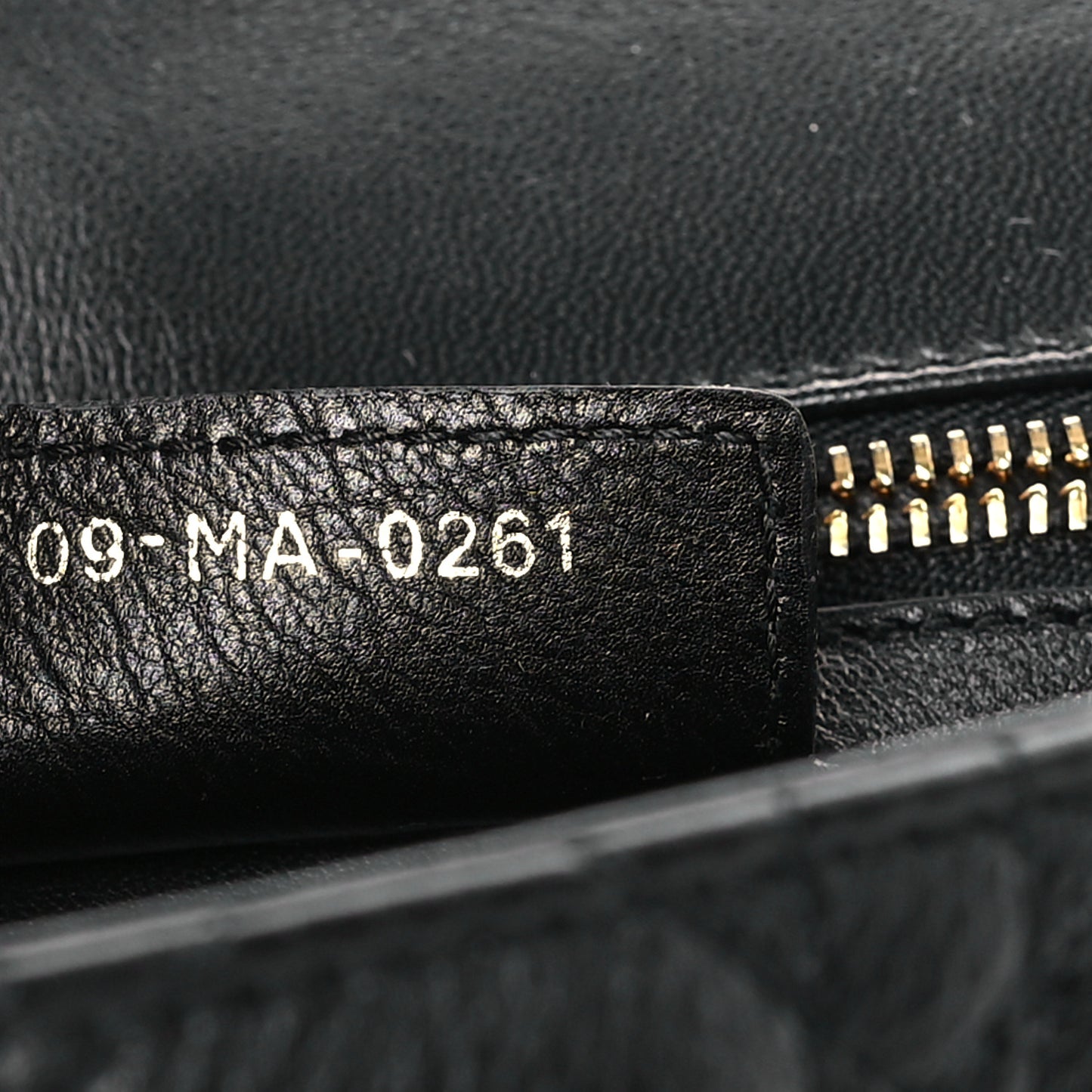 Calfskin Cannage Medium Caro Bag Black