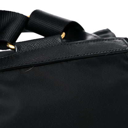Prada Tessuto Nylon Robot Backpack Black Multicolor 12 of 12