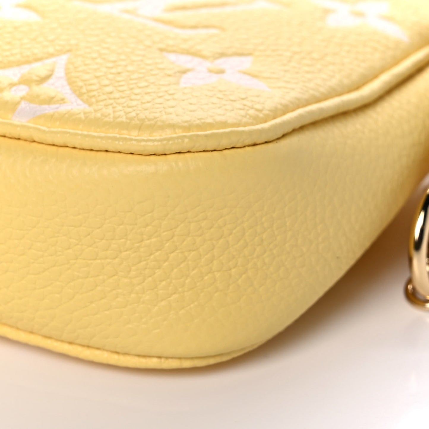 Empreinte Monogram Mini Pochette Accessories Lemon Curd Yellow