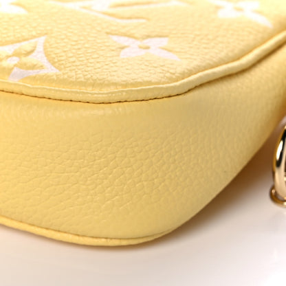 Louis Vuitton Empreinte Monogram Mini Pochette Accessories Lemon Curd Yellow 8 of 11
