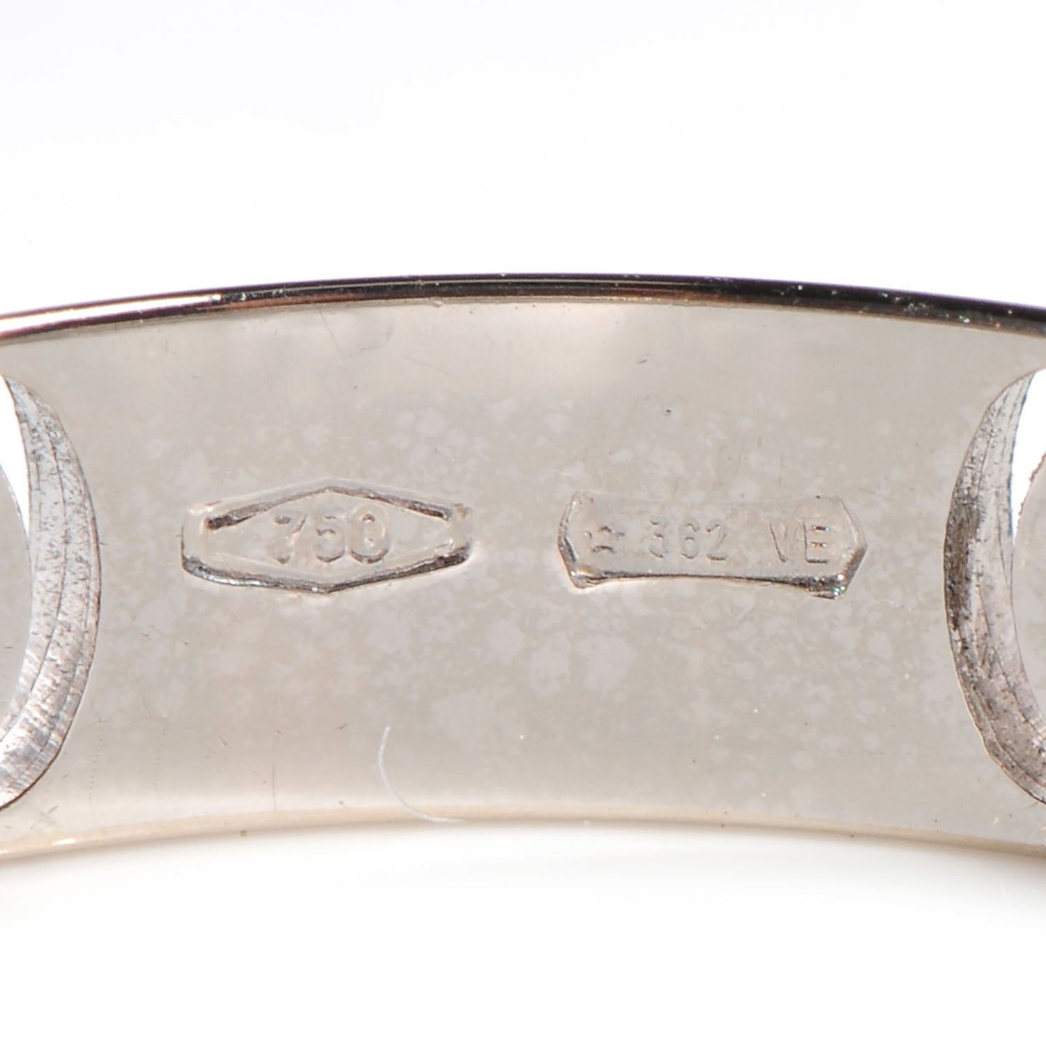 Gucci 18k White Gold Diamond Icon Stardust Ring 8 5 of 6