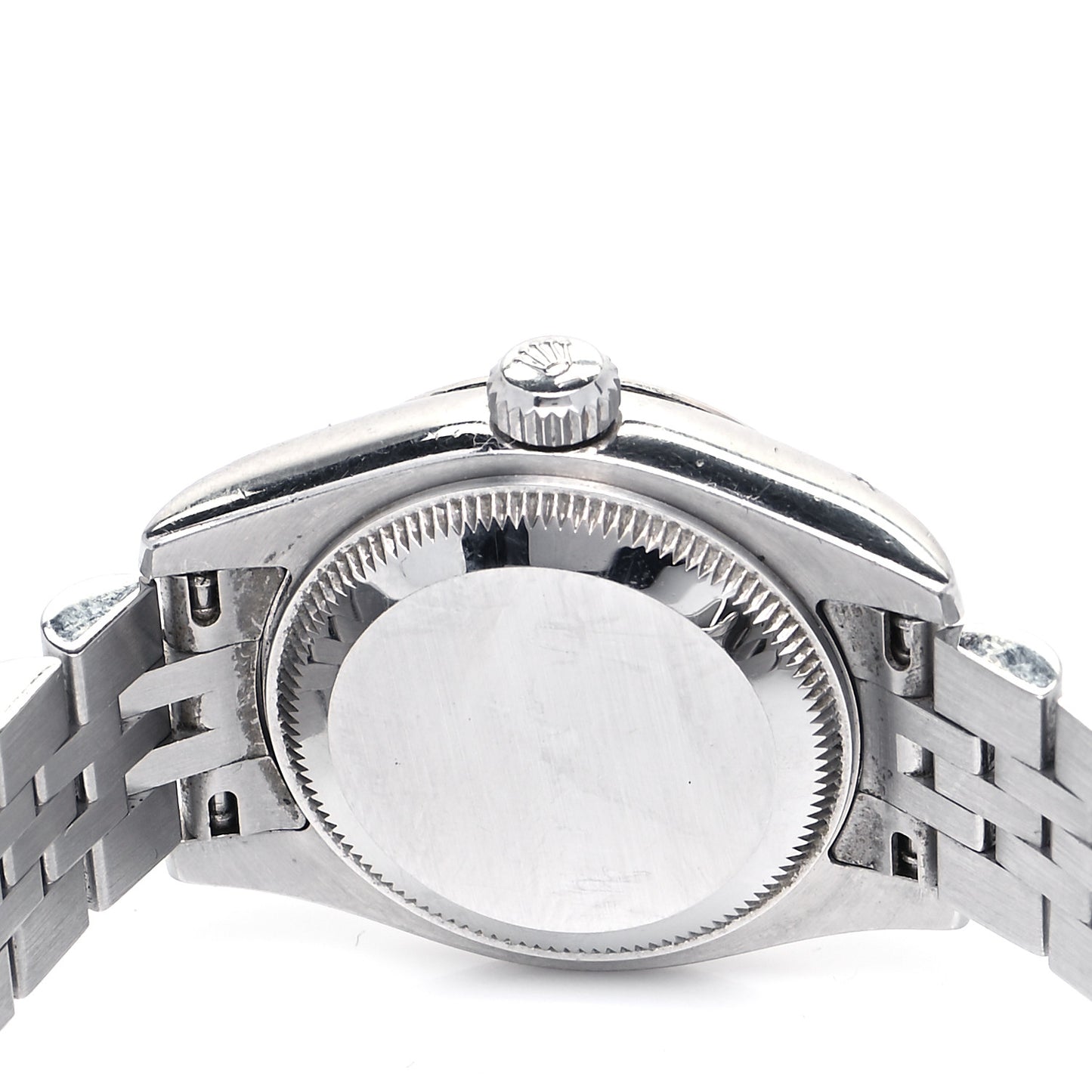 Stainless Steel 18K White Gold Diamond 26mm Oyster Perpetual Datejust Watch Silver 179174