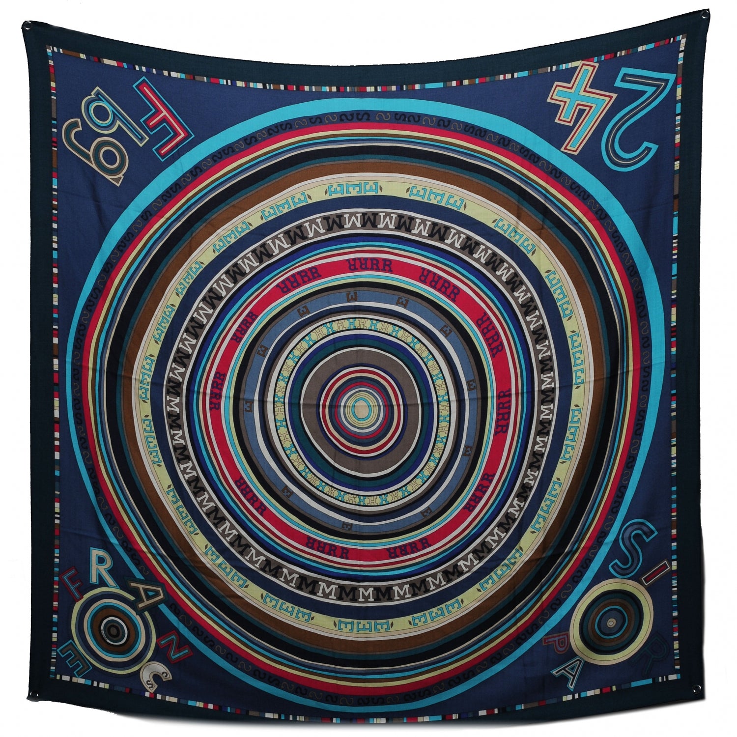 Hermes Silk Cashmere Tohu Bohu Shawl 140 2 of 7