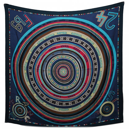Hermes Silk Cashmere Tohu Bohu Shawl 140 2 of 7