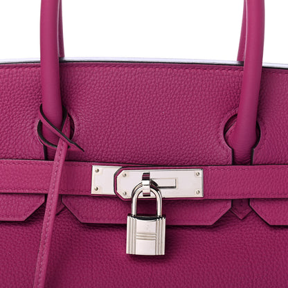 Hermes Togo Birkin 30 Rose Pourpre 9 of 9