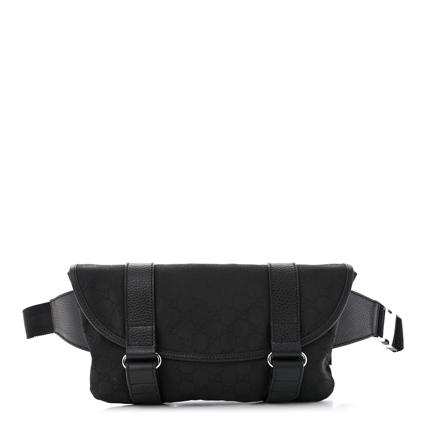 Gucci Monogram Waist Belt Bag Black 1 of 12