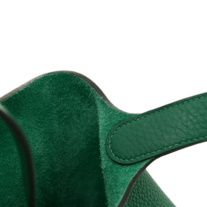 Hermes Taurillon Clemence Picotin Lock 18 PM Vert Vertigo 13 of 13