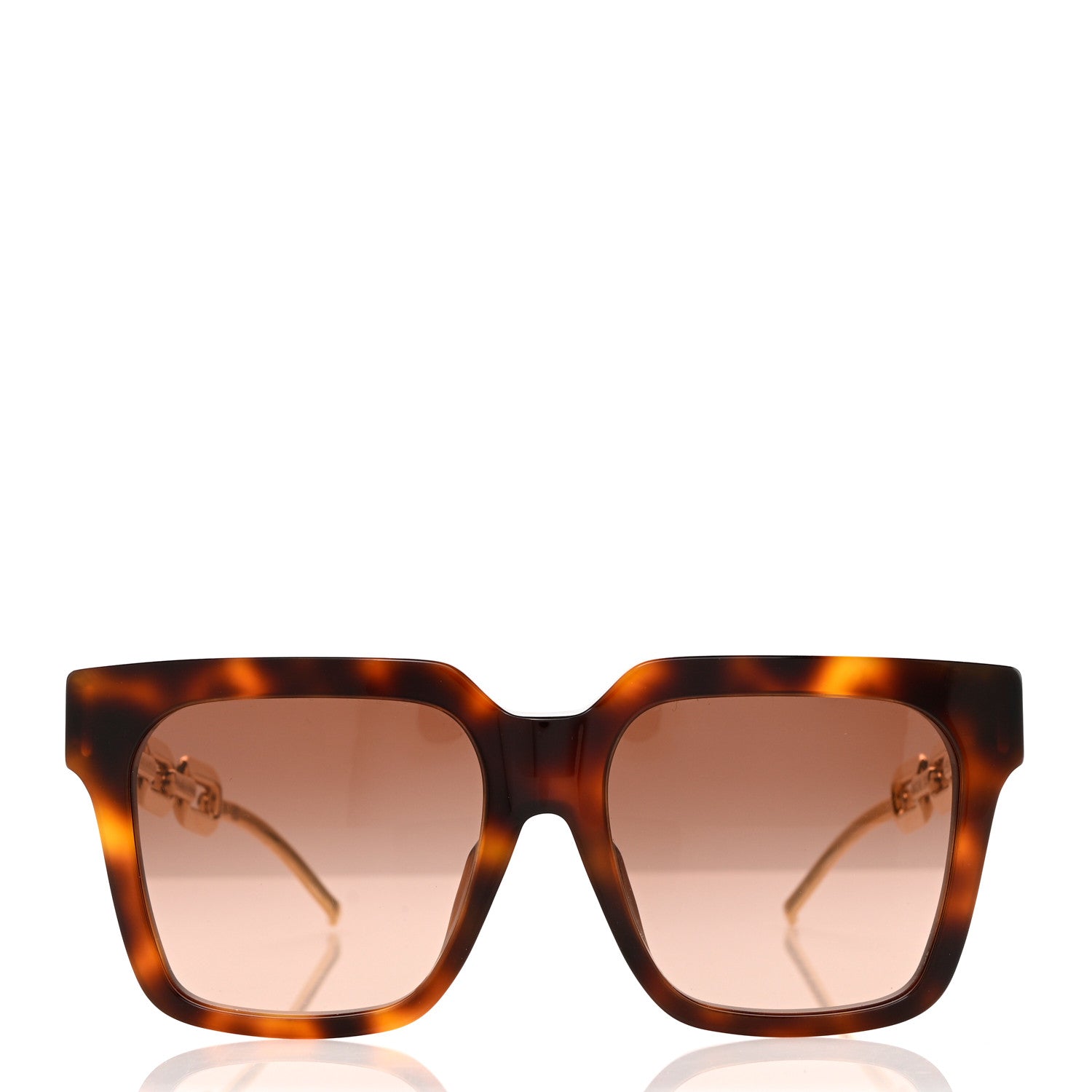 Louis Vuitton Metal LV Edge Sunglasses Z1756E Light Tortoise 2 of 11