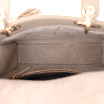 Christian Dior Lambskin Cannage Small My ABCDior Lady Dior Hazelnut 5 of 10