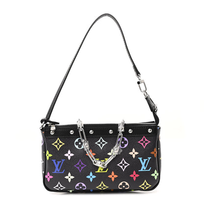 Louis Vuitton LV X TM Monogram Multicolor Pochette Accessories Black 1 of 9