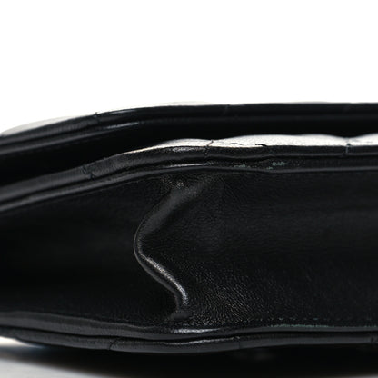 Chanel Lambskin Quilted Wallet On Chain WOC Black 10 of 11